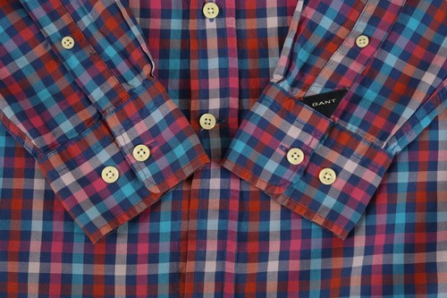 Men's GANT Check Edward Oxford E-Z Fit Shirt Size Small - Picture 8 of 9