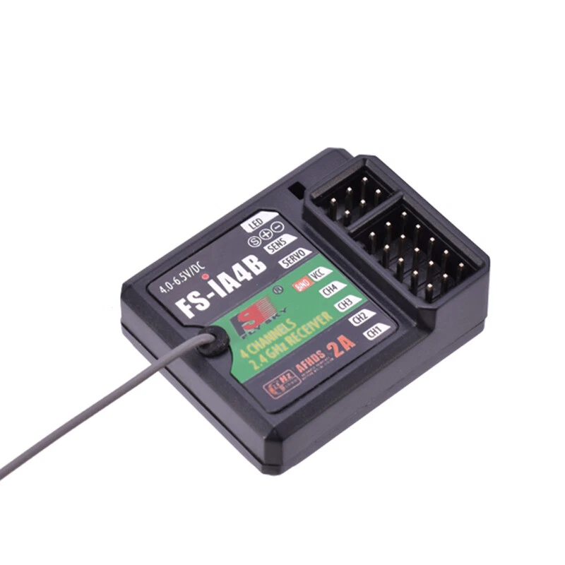 Flysky FS-iA4B 2.4G 4CH 4.0-6.5V Receiver for FS-I6 FS-I6S FS-IT4 Transmitter - Image 3 of 4