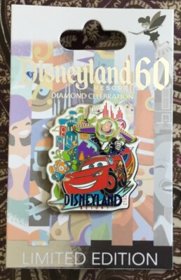 Disneyland 60 Diamond Celebration 05-14 Decades Pin Cars, Monsters