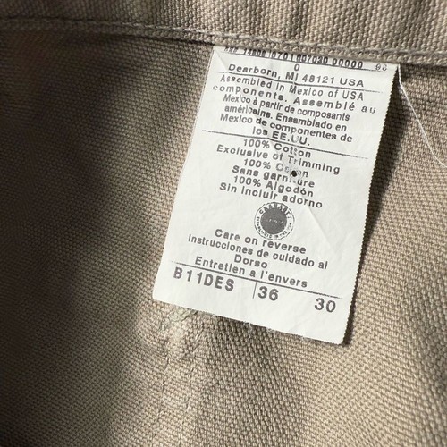 Carharrt canvas Work Pants Men’s size 36 x 30 Cotton NEW - Picture 7 of 7