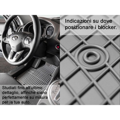 Tappetini Tappeti per BMW X5 F15 2013-2018/BMW X6 F16 2014-2019 in gomma - Imagen 5 de 12