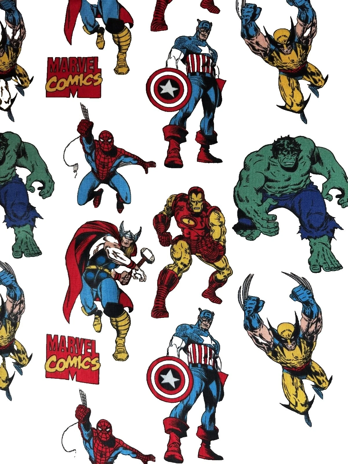 Cotton Superhero Craft Fabrics