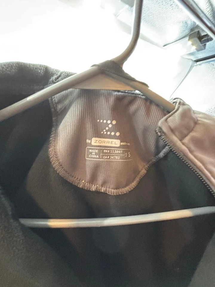 Chaqueta para correr Zorrel para mujer pequeña serie climática gris cremallera completa, ciclismo Foto 3 de 3