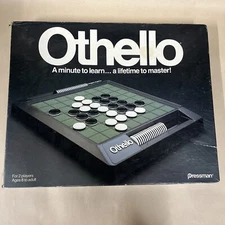 Vintage OTHELLO BOARD GAME 1990 Pressman COMPLETE in Box Original Instructions