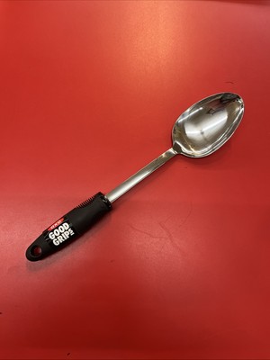 OXO Good Grips Serving Spoon Stainless Steel Easy Grip 13'' Long x 2 3/4'' Wide