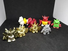 SD Gundam Plastic Figure Lot Morinaga Candy Toy Vintage Set Japan