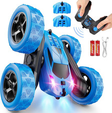 Remote Control Car, RC Cars Toys for Kids Ages 6-12, 4WD Stunt Car with LED Ligh