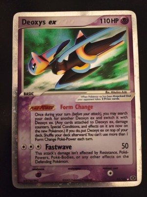 Deoxys ex (Speed Forme) 2005 EX Emerald 93/106 Holo Pokémon Englisch 