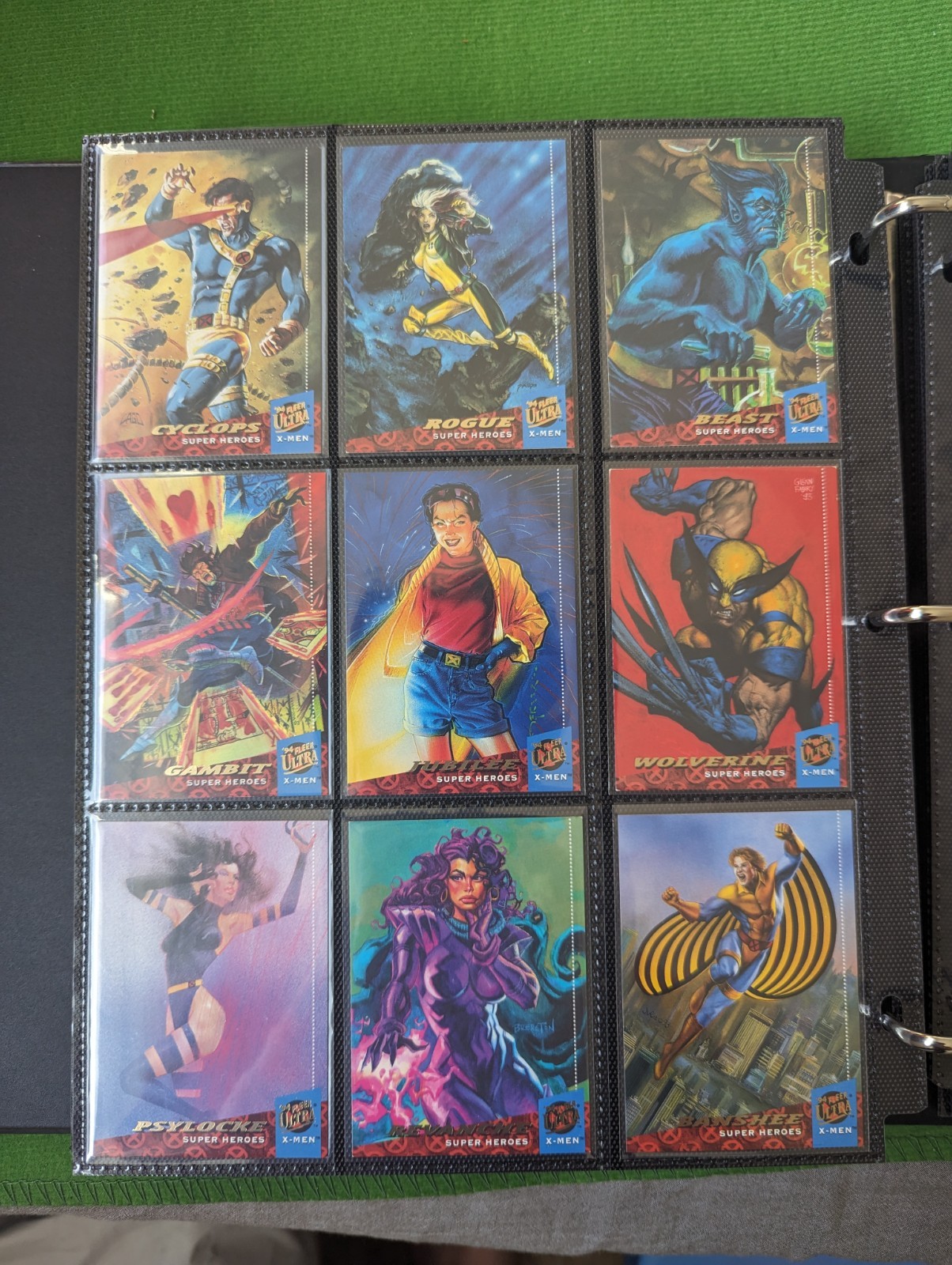 Vintage 1994 Fleer Ultra X-Men Marvel Cards 1-150 Complete Base Card Set