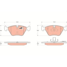 Plaquette de frein Rover 416