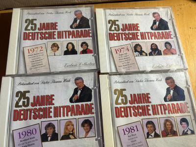 25 JAHRE Deutsche Hitparade, Konvolut, Retro, Neuwertig 