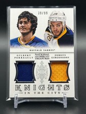 Perreault / Girgensons 2013-14 Panini National Treasures #KN-PG MEM /99 Sabres