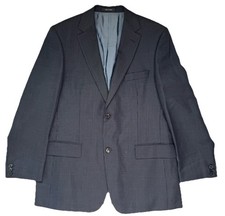 Hugo Boss Men's Micro-Pattern Blazer Sport Coat Size 42R Dark Gray Acetate Blend