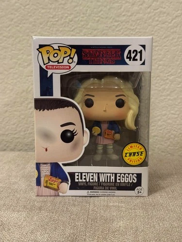 Funko Pop! Vinyl: Stranger Things - Eleven with Eggos (Chase) #421