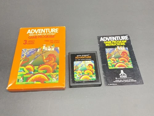 Atari 2600 Adventure Game Complete In Box   CIB   Tested