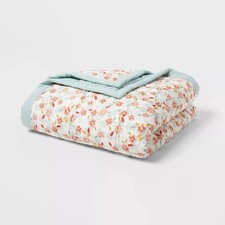 Quilted Down Alternative Bed Blanket - Room Size Full/Queen Color Multi-Colored