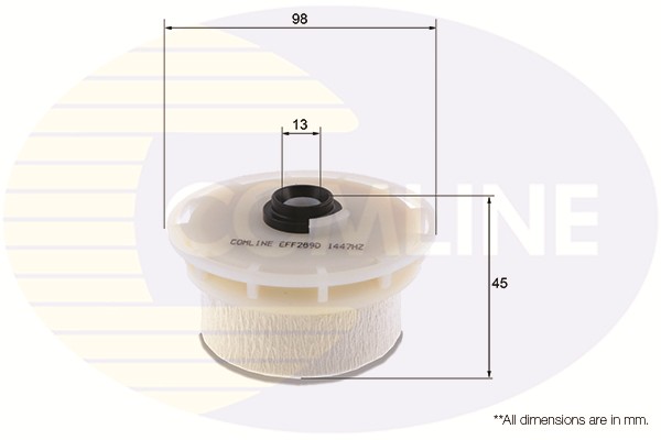 COMLINE EFF289D Fuel Filter for TOYOTA