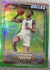OLIVIER-MAXENCE PROSPER 2024-25 Topps Chrome Green Logo Refractor #126 MAVERICKS