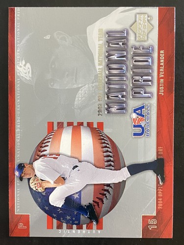 Justin Verlander 2004 Upper Deck USA Baseball National Pride #USA5