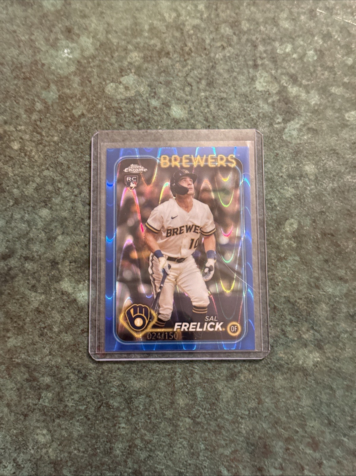 2024 Topps Chrome Sal Frelick RC Blue Raywave Refractor 24/150 #39