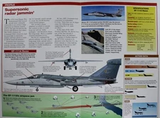 EF-111 EF 111 Raven Jet Aircraft Picture Brochure Pamphlet Out of Print Sheet 
