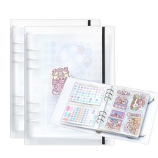 2pcs A5 Sticker Collecting Album,Sticker Organization Storage Book Binder fo