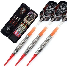 CUESOUL 20G Tungsten Soft Tip Darts Set (Tungsten 95 %)