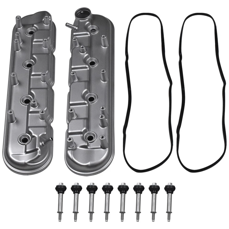 2x Valve Cover Set for 2009-2013 Chevrolet Corvette ZR1 12-15 Chevy Camaro 6.2L - Image 2 of 4