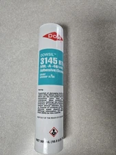 DOWSIL 3145 Gray Dow Corning Expiration August 2025. 10.3 Oz. 305 ML Large Tube