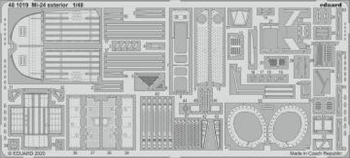Eduard Accessories 481019 - 1:48 Mi-24 Exterior For Zvezda - New