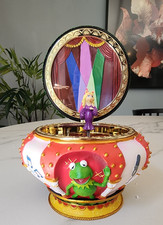 Nuevo en Caja Vintage 1978 Disney Miss Piggy Caja de Música Muppet Show Funcionando #95749