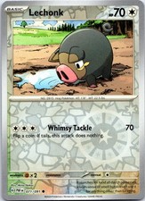 Lechonk 071/091 Common Paldean Fates Pokemon Reverse Holo NM