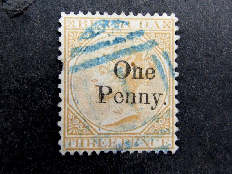 nystamps British Bermuda Stamp # 14 Used £450 L10y1602