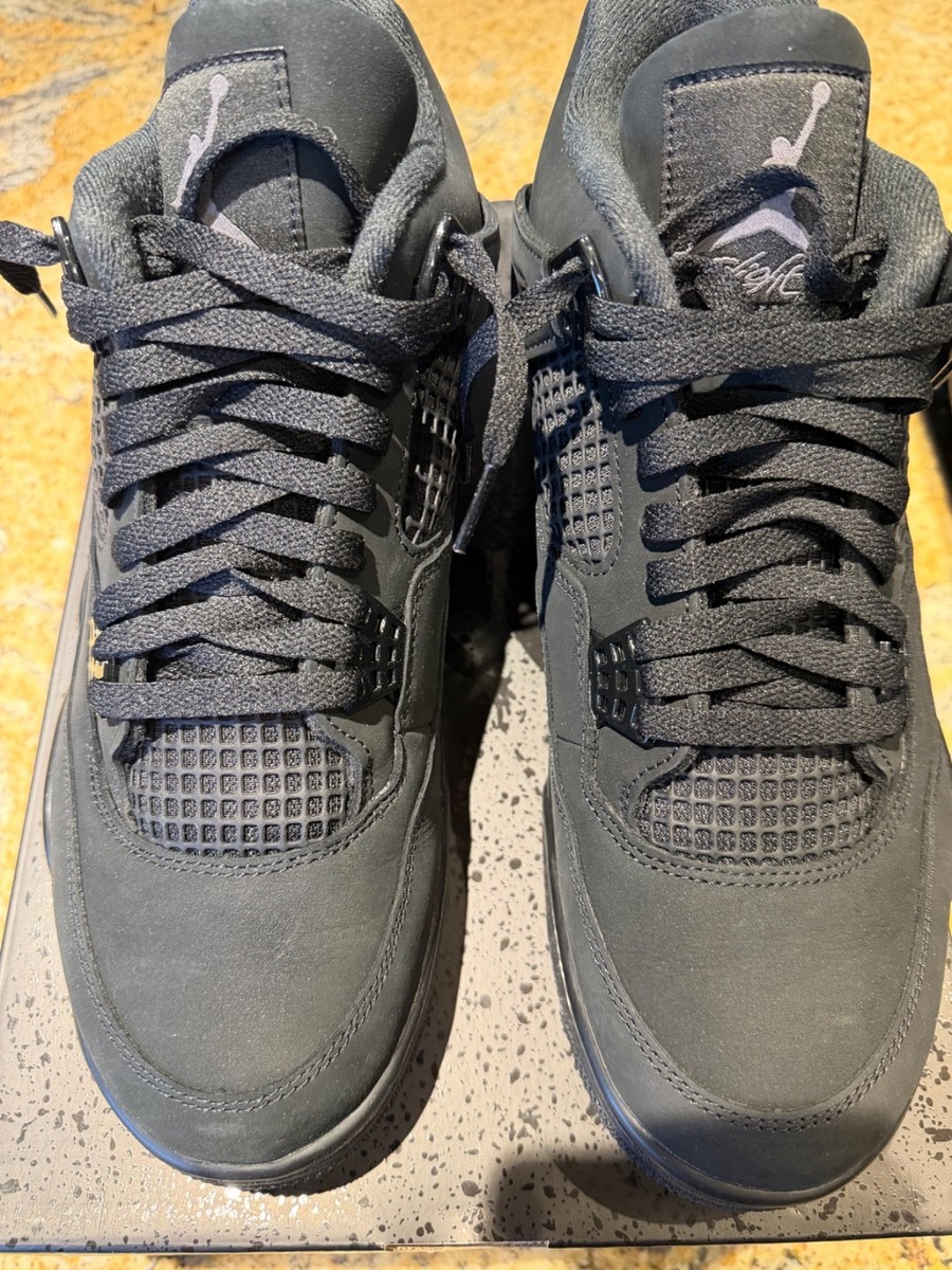 Size 11.5 - Jordan 4 Retro Mid Black Cat for sale online | eBay
