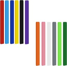 12 Pieces Large Silicone Rubber Bands 8 Inch Multi Color