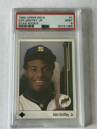 1989 Upper Deck Ken Griffey Jr. Rookie Card PSA 9!