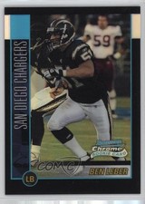 2002 Bowman Chrome Refractor 171/500 Ben Leber #170 7v7