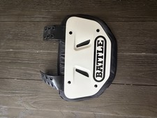 Battle Sports Protective Football Back Plate - White/Black