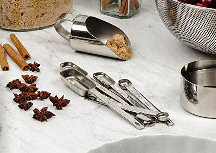 RSVP International Endurance Stainless Steel Spice Measuring Spoons, Set Of 6 | - Image 4 of 4