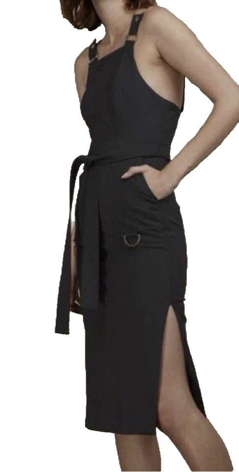 Vestido Vaina C/Meo Collective Better Things Negro Mezcla Algodón Talla M Foto 3 de 4