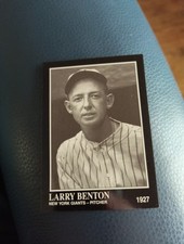 LARRY BENTON 1991 CONLON COLLECTION THE SPORTING NEWS #182 FREE SHIPPING