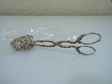 ALBO gro&szlig;e Geb&auml;ckzange Rocaille Rokoko 15.5 cm Echtsilber 835 neu