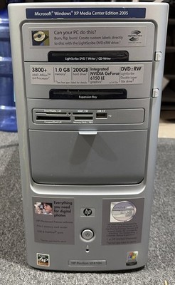 HP Pavilion a1410n AMD Athlon 64 3800+ Nvidia GeForce 6150 LE Graphics 200GB HD