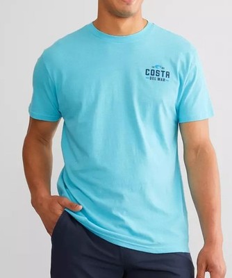 Costa Del Mar 1983 Men T-Shirt Caribbean Size Large See What's Out There NEW 
