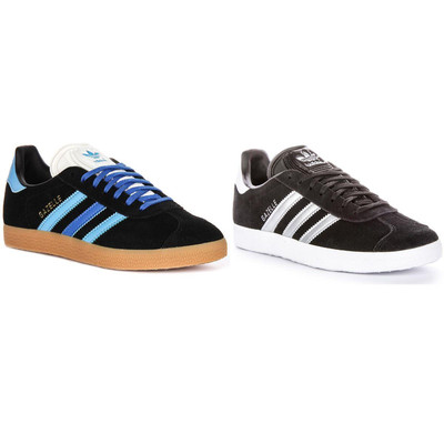 adidas Originals Sneakers 'Gazelle' Male Blue Logo Print Size 4 adidas Originals Sneakers 'Gazelle' Male Blue Logo Print Size 4