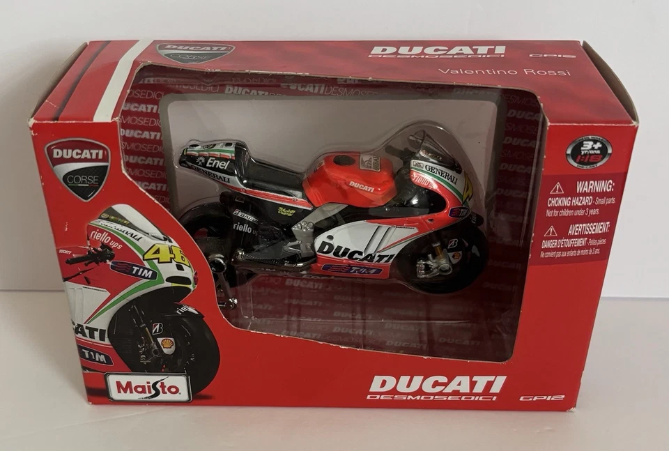 MAISTO 1/18 DUCATI DESMOSEDICI GP12 No. 46 MOTOGP 2012 VALENTINO ROSSI - Image 2 of 4