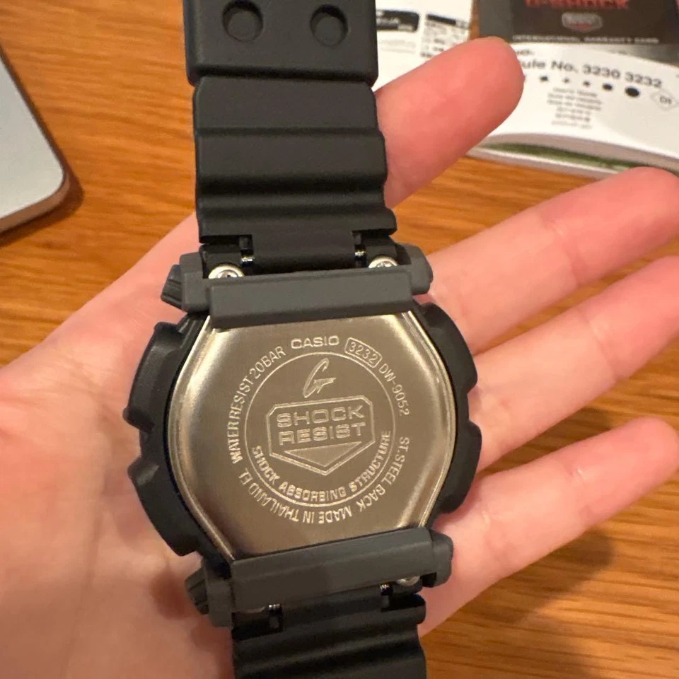 RELOJ CASIO G SHOCK DW9052 1V Original Banda Resina Digital Cuarzo Clásico Foto 4 de 4