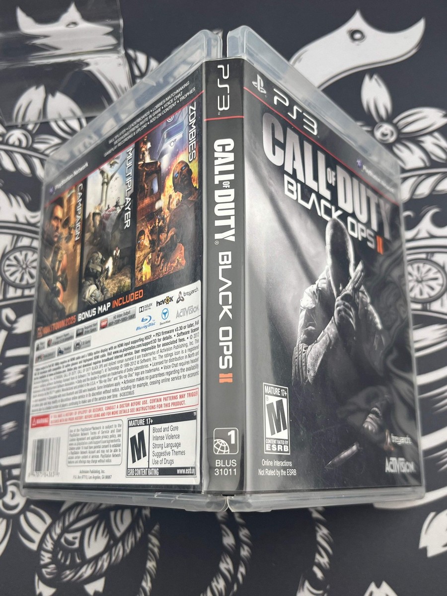 Call of Duty: Black Ops II (Sony PlayStation 3, 2012) for sale