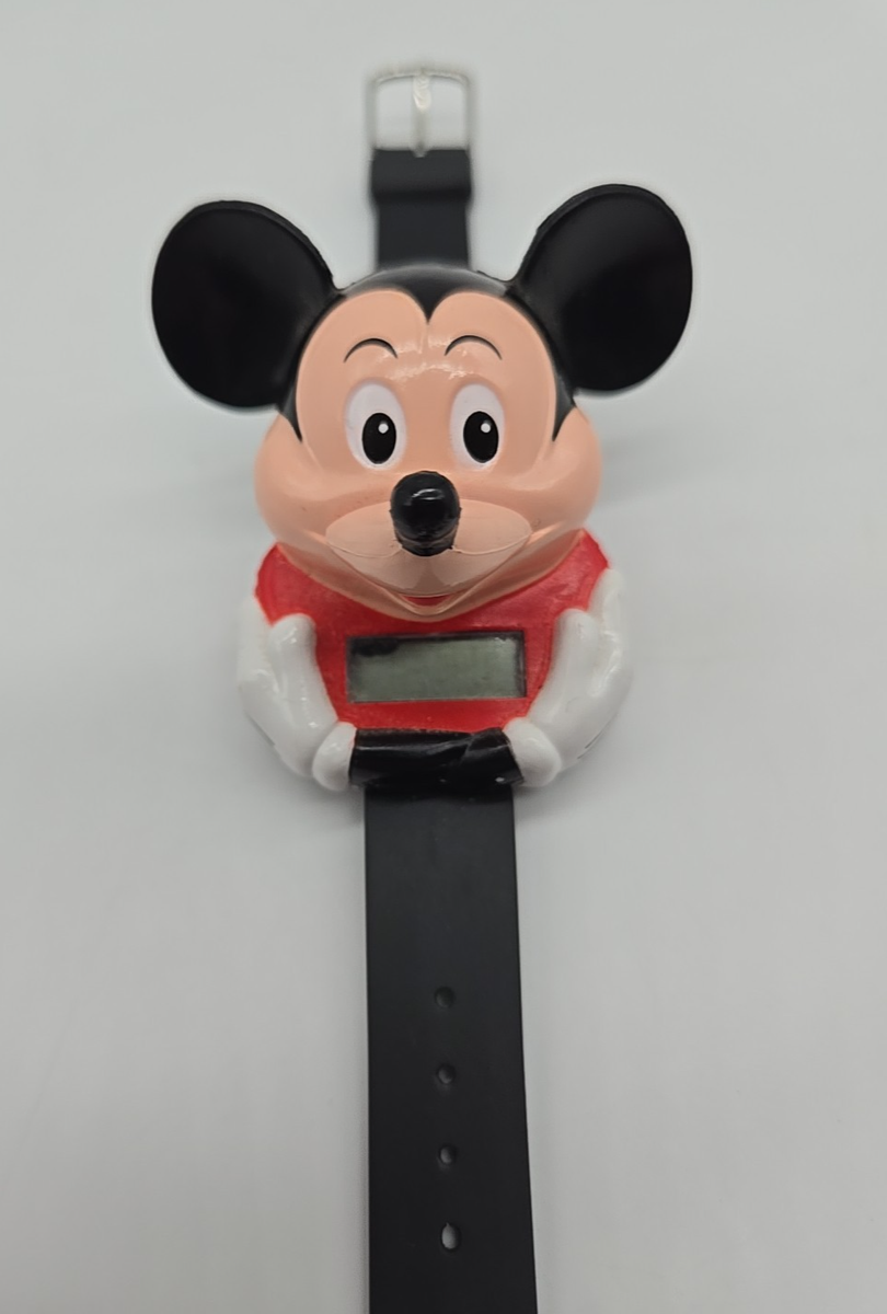 Vintage Walt Disney MICKEY MOUSE TALKING TIME WATCH by Sounds Fun