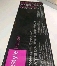 Style House Professional Styling Iron, 1.25", Ceramic, Adjustable Heat, Lightwei